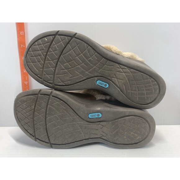 BZEES Women’s Brown Clog Comfort Mules Faux Fur Kismet 7.5M - Picture 9 of 9